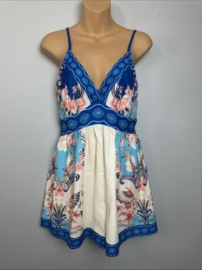Cupshe Sandbar Tropical Romper